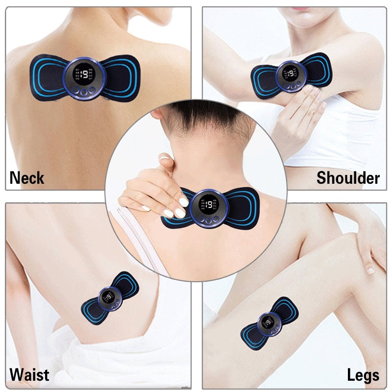 Massageador Elétrico Cervical Eletroterapia EMS