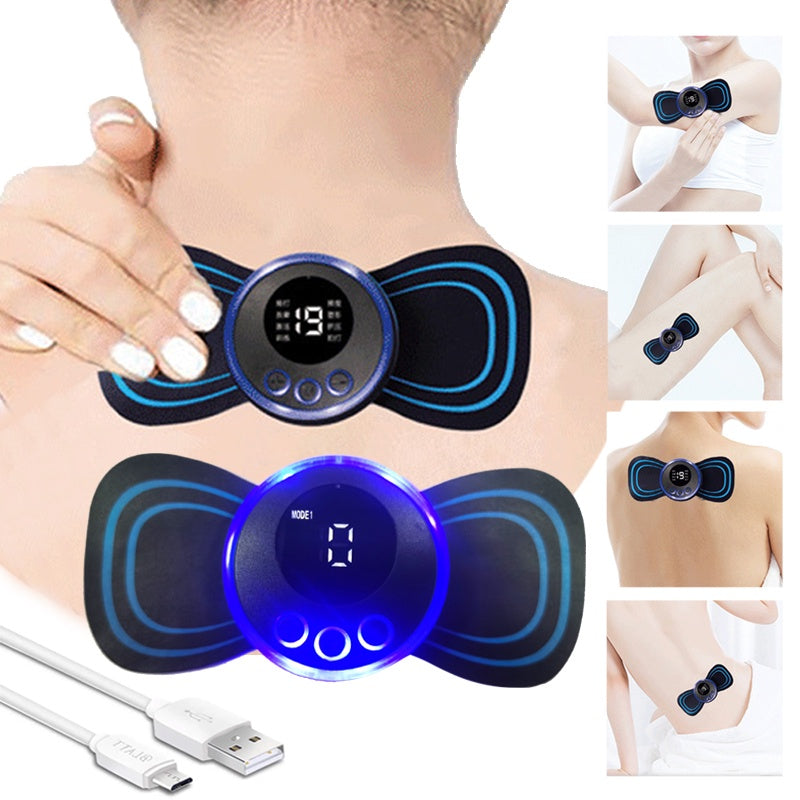 Massageador Elétrico Cervical Eletroterapia EMS