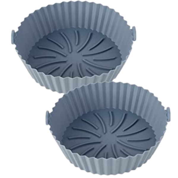 Forma de silicone reutilizável para fritadeira a ar AirFryer