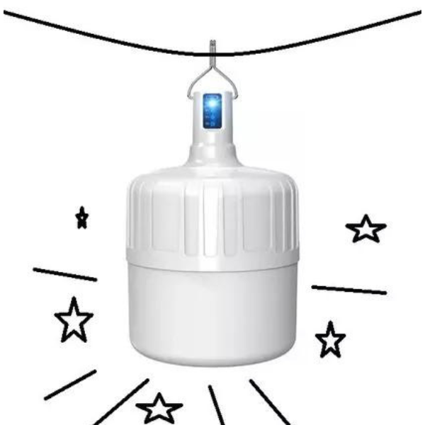 Lâmpada Led Emergência Recarregável Usb Bivolt 18w Dy121