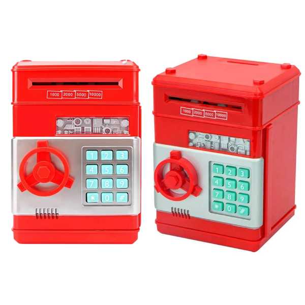 Mini Cofre Eletrônico Digital Senha 4 Dígitos Notas e Moedas