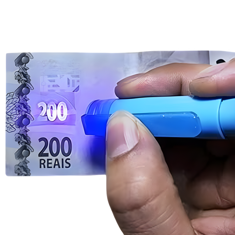 Kit com 3 Canetas P/ Identificar Notas Dinheiro Falsas