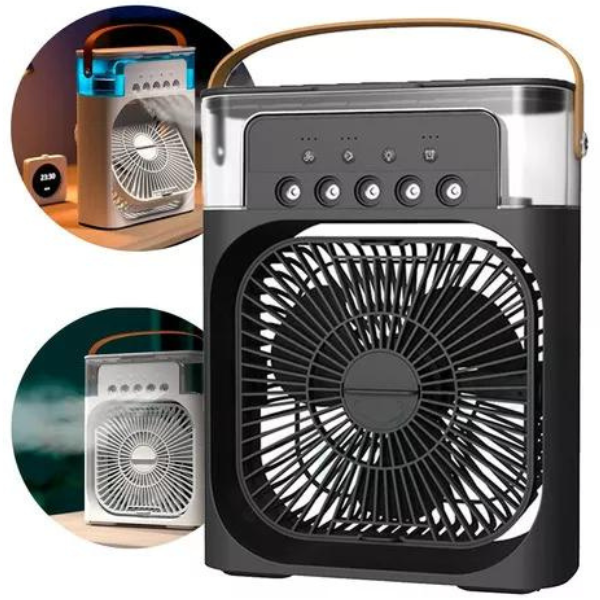 Ventilador Portátil Mini Ar Condicionado Umidificador