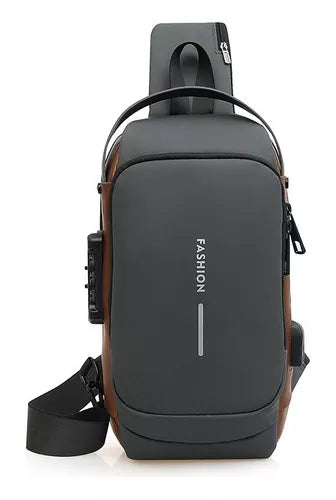 Pochet masculina com cadeado à prova d'água anti-roubo
