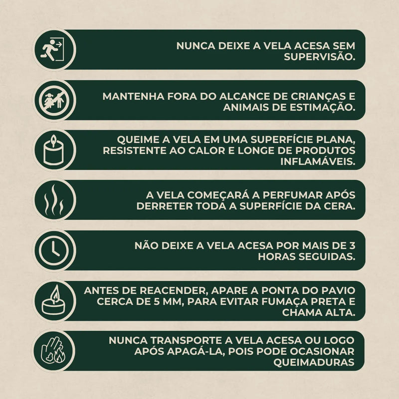 Vela Aromatica Artesanal Perfumada - Vanilla Sugar