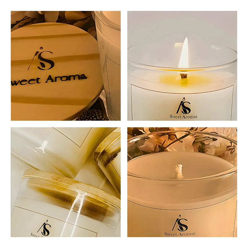 Vela Aromatica Artesanal Perfumada - Vanilla Sugar
