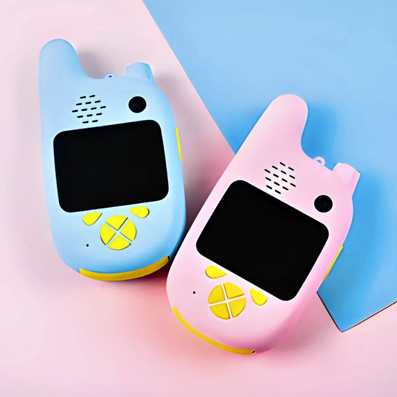 Walkie Talkie Infantil Com Câmera Digital Para Crianças Par