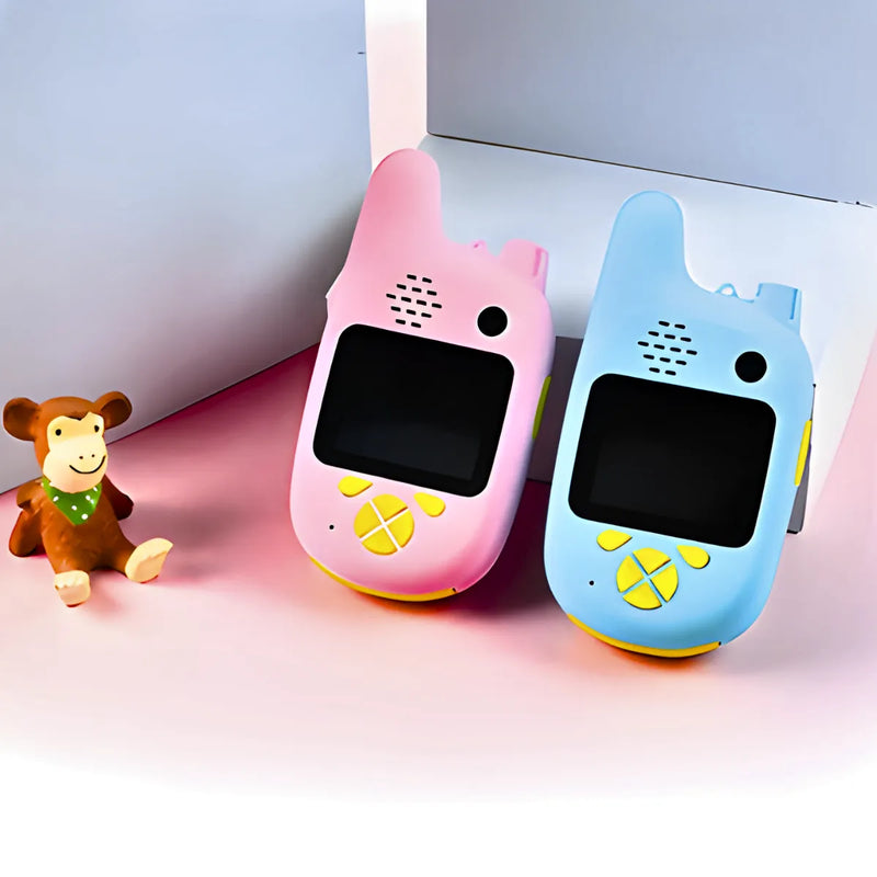 Walkie Talkie Infantil Com Câmera Digital Para Crianças Par