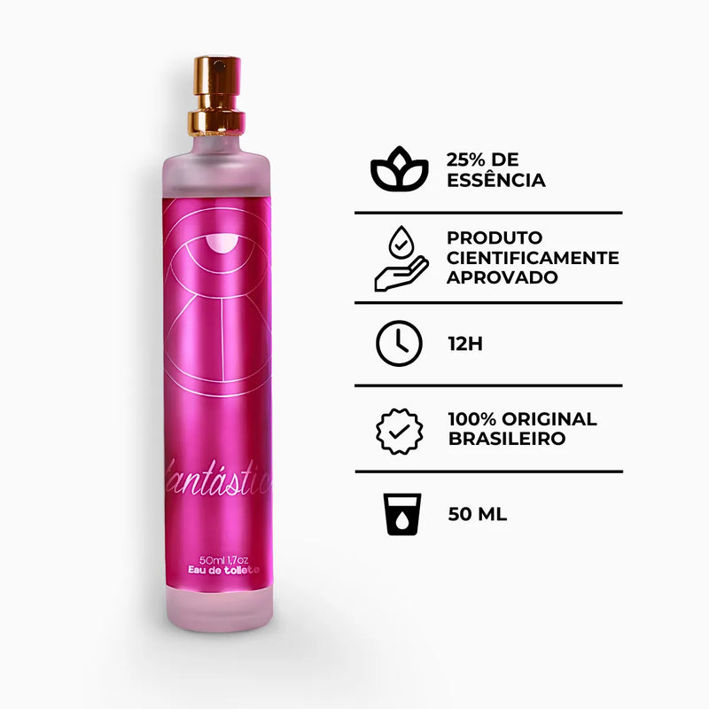 Perfume Feminino Fantástica Com Pheromonio - 50ml