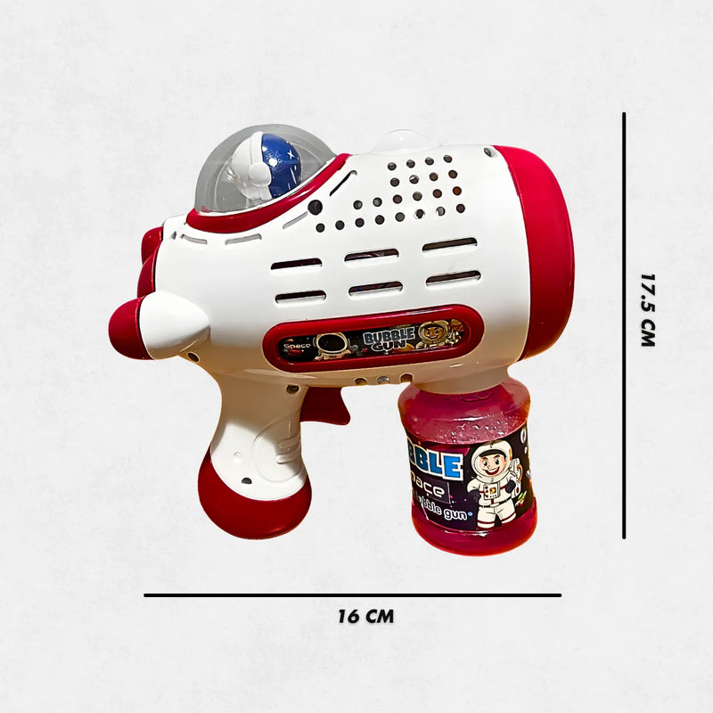 Pistola de Bolhas de Sabão Automático Astronauta