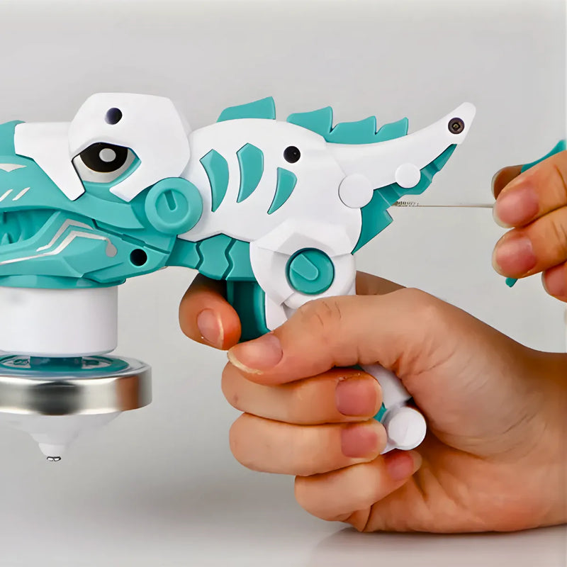 Brinquedo Beybleid Dinossauro Lançador Piões De Brinquedo