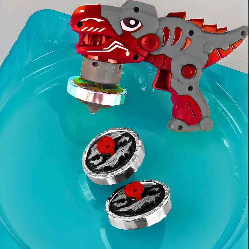 Brinquedo Beybleid Dinossauro Lançador Piões De Brinquedo