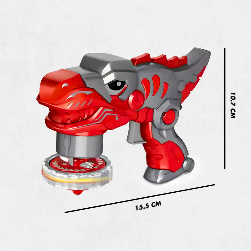 Brinquedo Beybleid Dinossauro Lançador Piões De Brinquedo