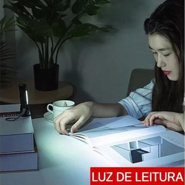 Lanterna Recarregável Luz Negra Uv Resistente a Água