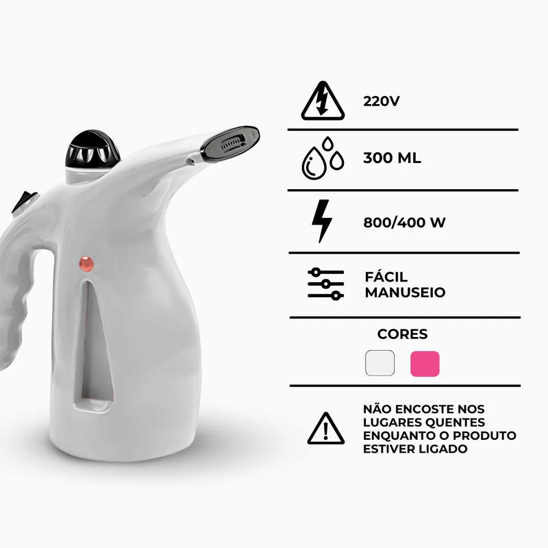 Ferro a Vapor 4 em 1 Para Roupas Domésticas e Cuidados Facia